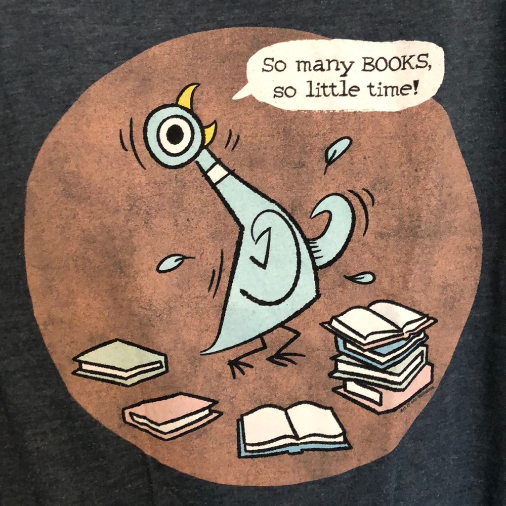 Teacher shirt pigeon Mo Willems
